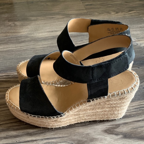 Franco Sarto Espadrille Wedges - Picture 2 of 6